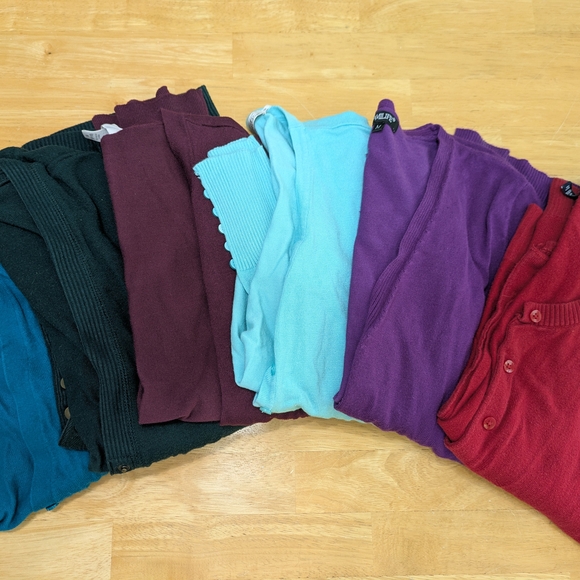 Women's Multicolor Cardigan Sweater Collection - Picture 1 of 2